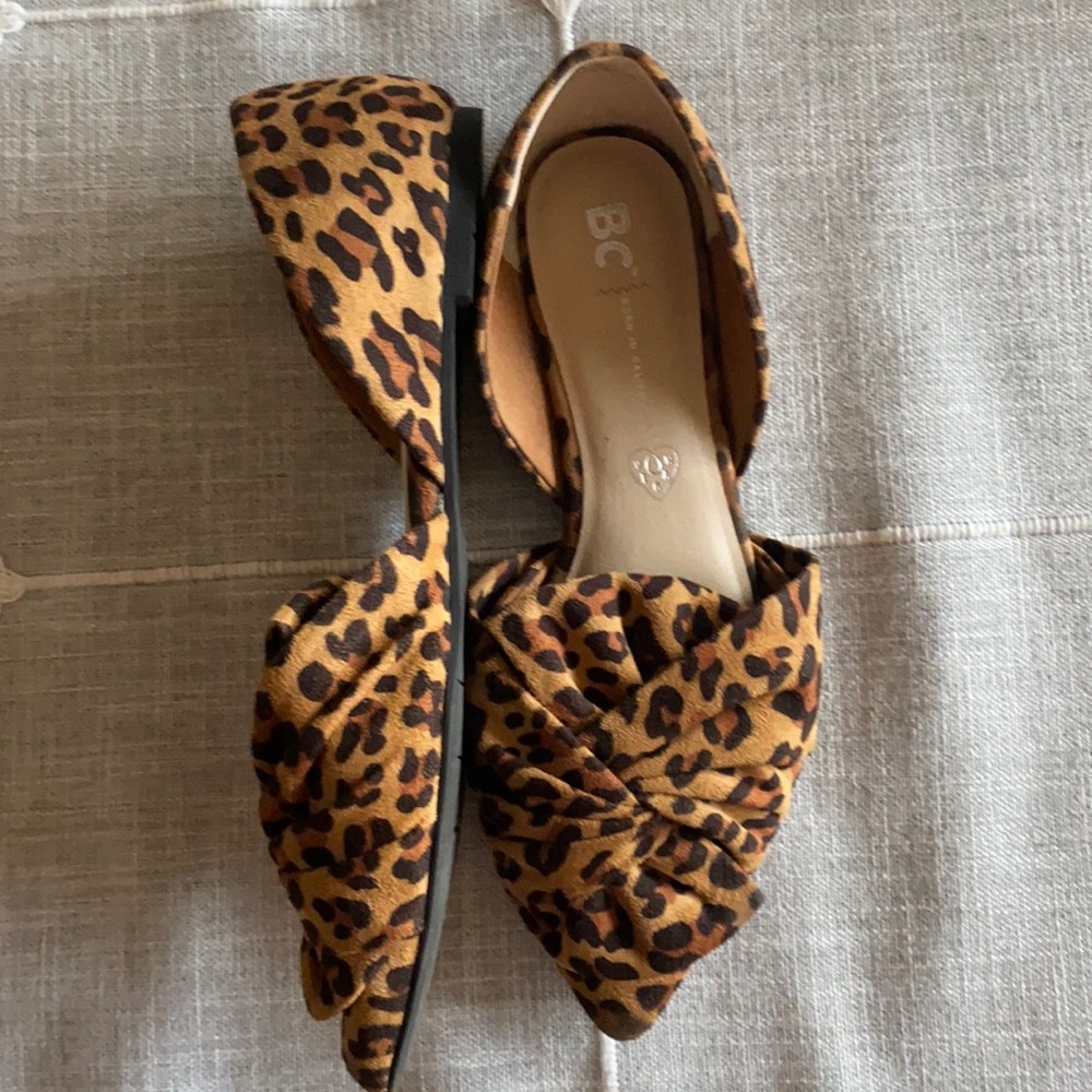 BC Leopard Print Shoes; LIKE NEW; Only worn ONCE